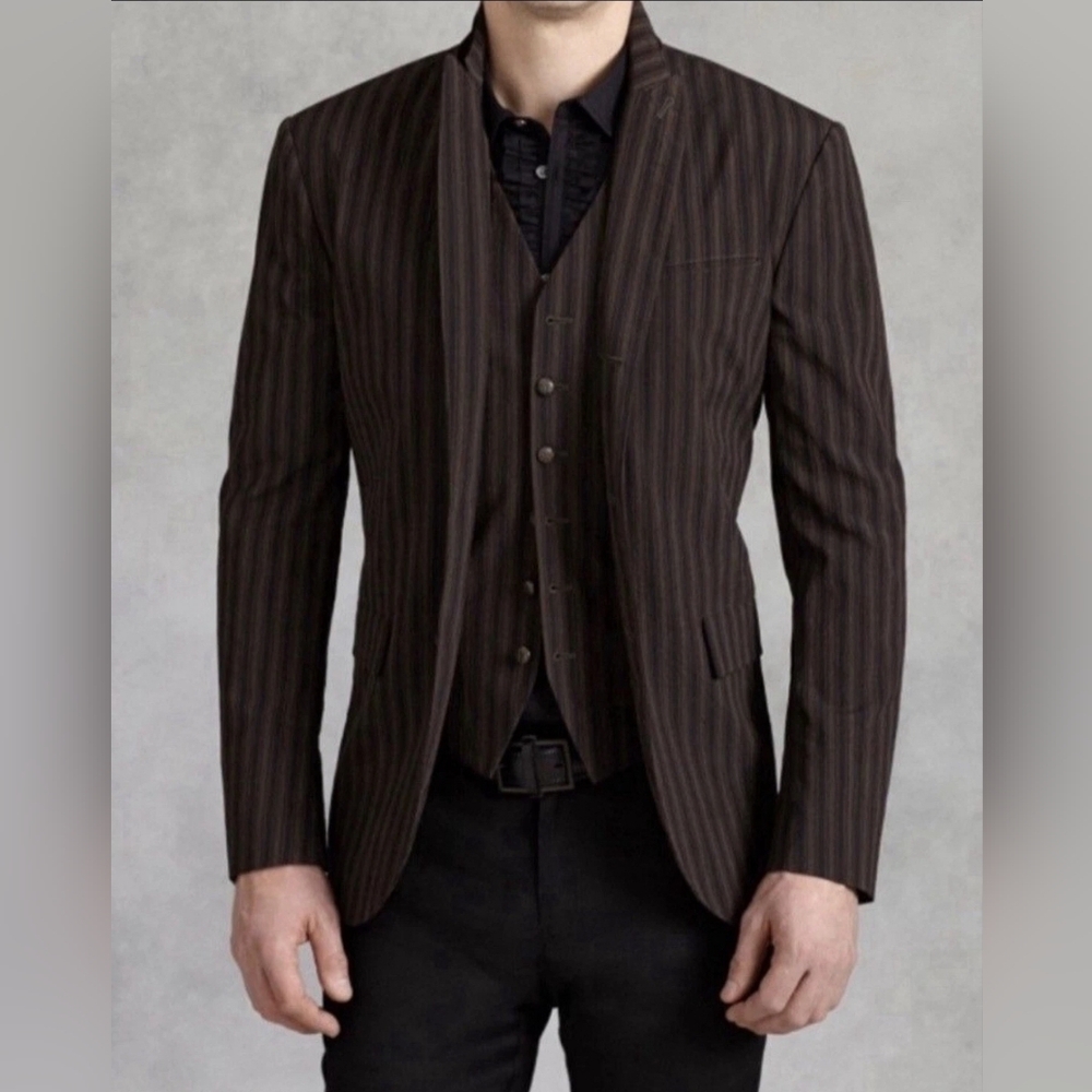 Vintage Striped Blazer
